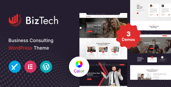 Biztech – Corporate & Consulting Business WordPress Theme