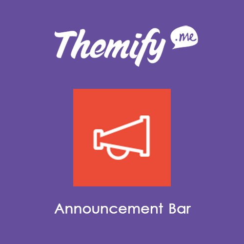 Themify Announcement Bar Addon