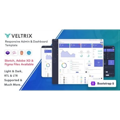 Veltrix – Admin & Dashboard Template