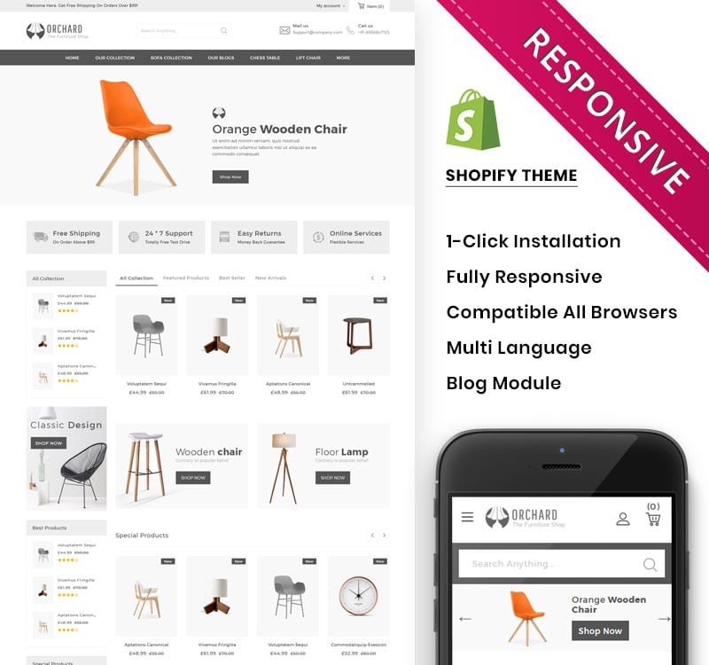 Orchard – The Furniture Store Responsive Shopify Theme