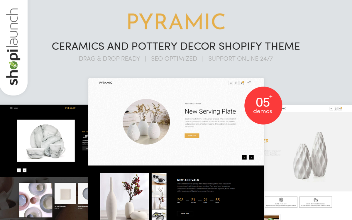 Pyramic – Ceramics & Pottery Decor Shopify Theme
