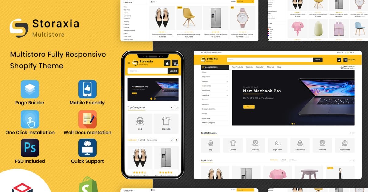 Storaxia – Multipurpose Shopify Theme