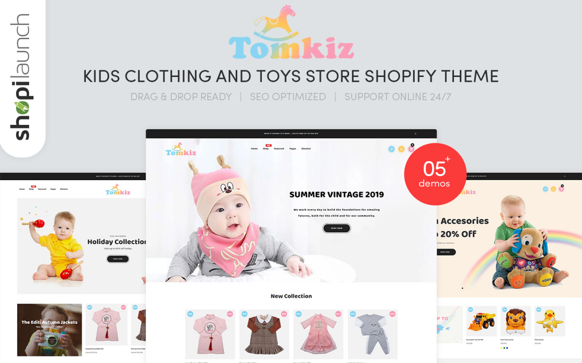 Tomkiz – Kids Clothing & Toys Store Shopify Theme